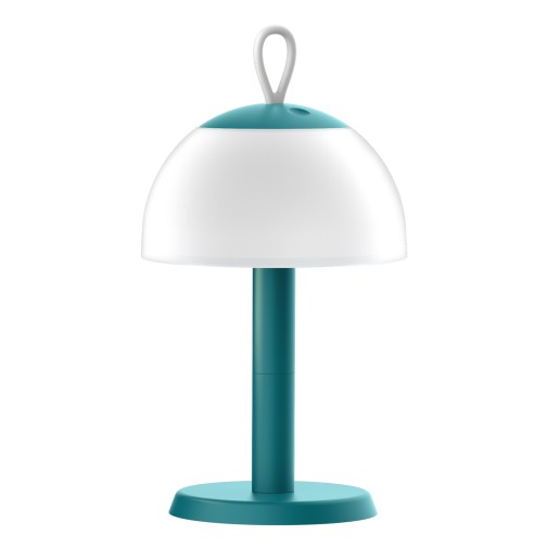 Lampara LED portatil recargable 3 EN 1 azul 330LM 2700K IP44 ajustable EN altura xanlite