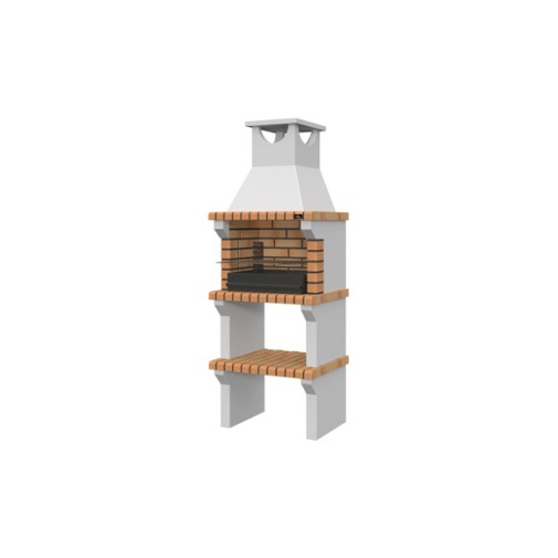 Barbacoa ladrillo tres mares 196 x 73 x 47 cm collippo