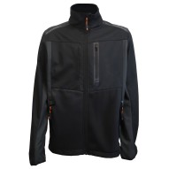 Chaqueta softshell wind pro gris/negro talla 3XL Juba