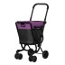 Carro compra 4 ruedas gir. easy go gris/purpura play