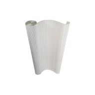 Cañizo PVC doble cara 14 mm 2 x 3 m blanco Natuur