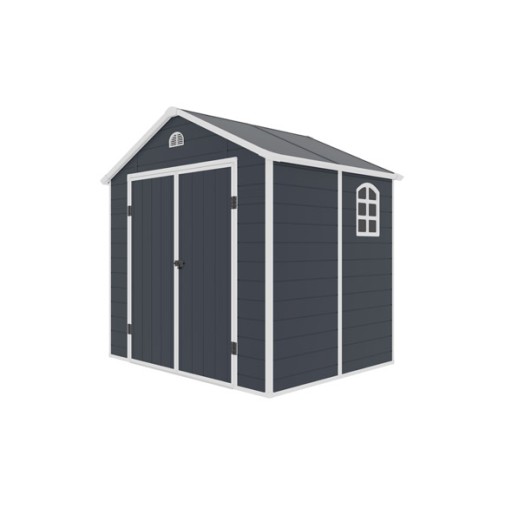 Caseta resina serie ave con suelo 4,65M² 242X192X239CM Natuur