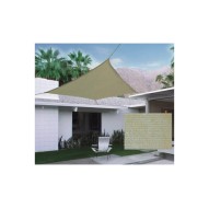 Toldo vela sombreo cuadrado polietileno 185GR 3,6X3,6M arena Natuur