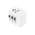 Adaptador enchufe viaje universal 3 USB 20W blanco Simon