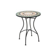 Mesa acero mosaico Ø 60CM import