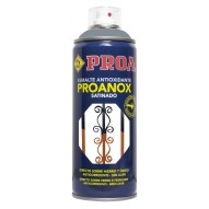 Esmalte antioxidante spray proanox satinado 400 ml gris medio RAL 7042
