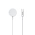 Cargador inalambrico reloj con cable USB compatible apple blanco ideus