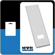 Placa embellecedor recogedor persiana blanco nivel