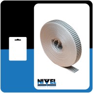 Cinta persiana blanco pintas 06MX18MM nivel