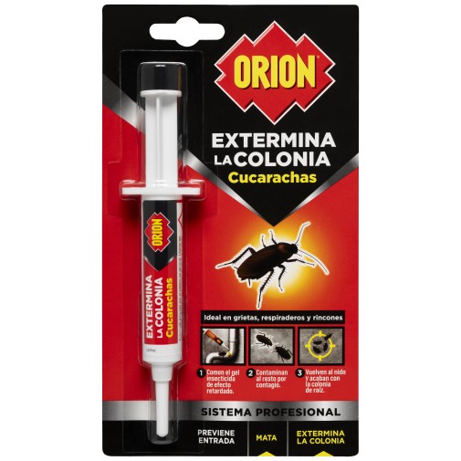 Gel jeringa anticucarachas orion 10GR