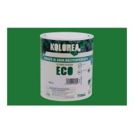 Esmalte al agua eco satinado 750 ml verde primavera kolorea