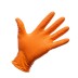 Guante nitrilo diamantado flocado sahara naranja 50UN talla XL mundo guante