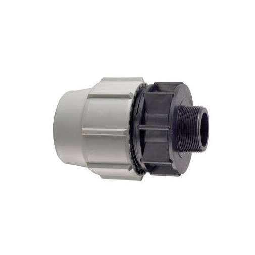 Enlace mixto rosca macho 50 mm x 2" `polietileno plasson
