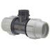 Te mixta rosca macho 25 mm x 3/4" polietileno plasson