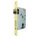 Cerradura embutir canto redondo CRE03 40/47MM latonado sin cilindro Micel