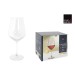 Copa vino pack 6UDS carre optics 52CL la mediterranea
