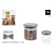 Bote borosilicato tapa acero 600ML la mediterranea