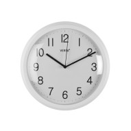 Reloj pared redondo 26CM blanco versa