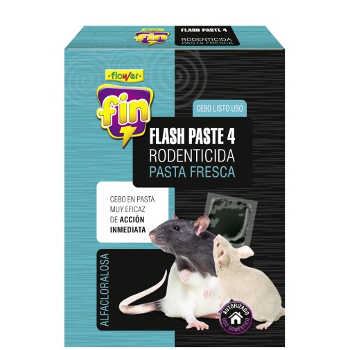Raticida efecto inmediato 120GR flower