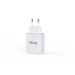 Cargador gan con 2 puertos c+c 45W blanco ideus