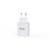 Cargador gan con 2 puertos c+c 45W blanco ideus