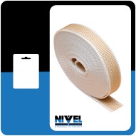 Cinta persiana beig/blanco 06MX22MM nivel
