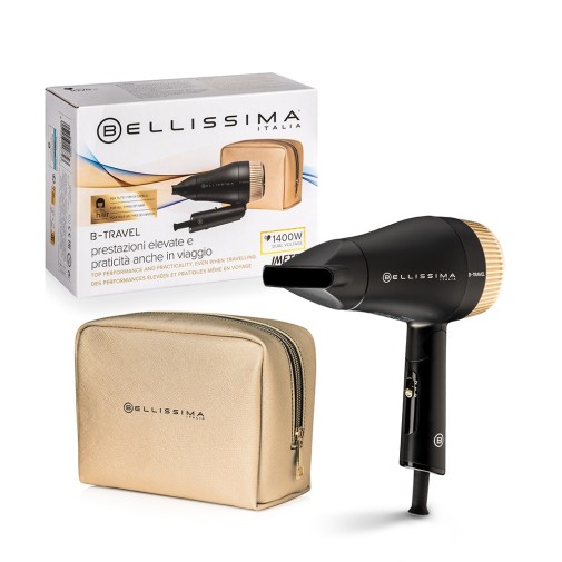 Secador de pelo de viaje 1400 W bellissima