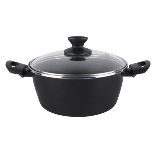 Cacerola con tapa acero esmaltado black Ø 20CM induccion magefesa