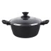 Cacerola con tapa acero esmaltado black Ø 20CM induccion magefesa