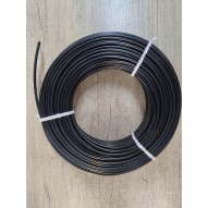 Cable acero galv recubierto nylon (esp gym) alta resist rollo 100 m Ø3 x 5 (7 x 19) +1 alma metal cu