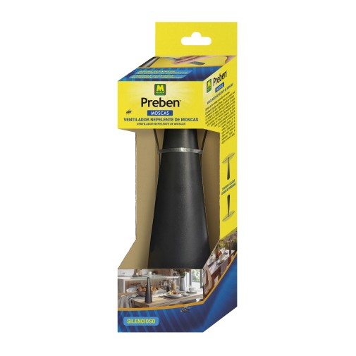 Ventilador repelente moscas preben