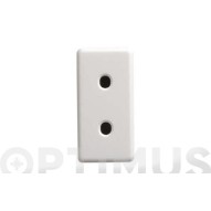 Base enchufe estrecha 2P blanco Simon 27