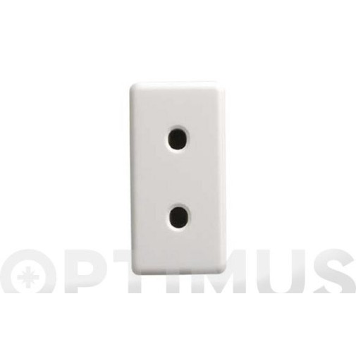Base enchufe estrecha 2P blanco Simon 27