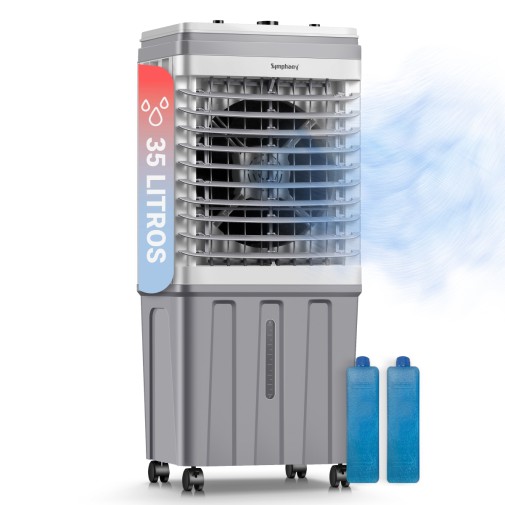 Climatizador evaporativo mecanico 80W 35L symphony