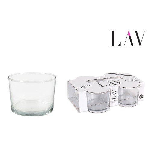 Vaso bodega pack 4UDS 24CL lav