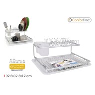 Escurreplatos alluma qutt 39,5X32,5X19CM confortime