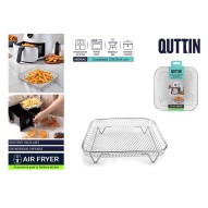 Rejilla cuadrada freidora aire metalica 20CM quttin