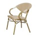 Sillon aluminio starbucks ratan import