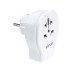 Adaptador enchufe viaje universal USB a+ 2 USB c 20W blanco europa Simon