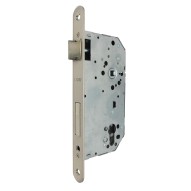 Cerradura embutir canto redondo CRE06 50/85MM niquel satin sin cilin Micel