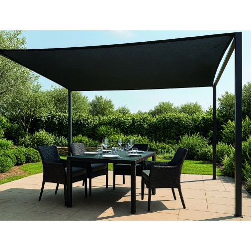 Malla ocultacion sombreo 230GR 01X50M antracita Natuur