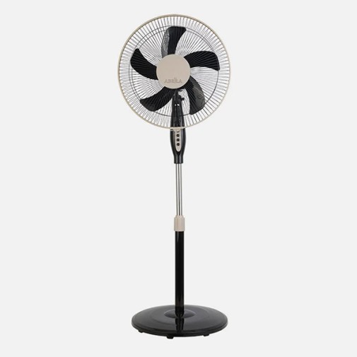 Ventilador pie negro 3 V 5 asp 43 cm