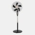 Ventilador pie negro 3 V 5 asp 43 cm