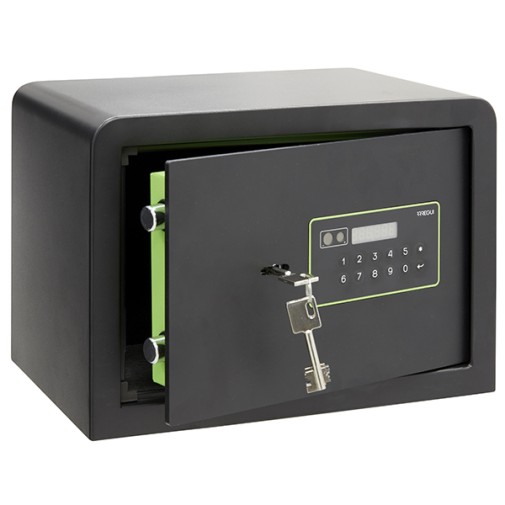 Caja fuerte seguridad kuro sobreponer 250 x 350 x 250 mm grafito arregui