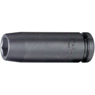 Llave vaso impacto 1/2" larga hexagonal 51 imp 24MM stahlwille