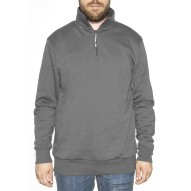 Sudadera media cremallera verena new gris talla s issaline