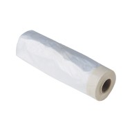 Plastico protector con cinta adhesiva 90 cm x 20 m kolorea