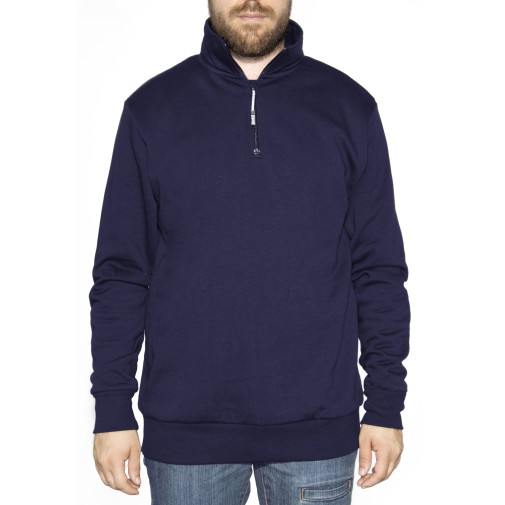 Sudadera media cremallera verena new azul talla 2XL issaline