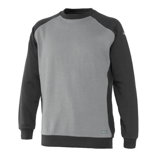Sudadera cuello redondo lagorai gris-negro talla l issaline