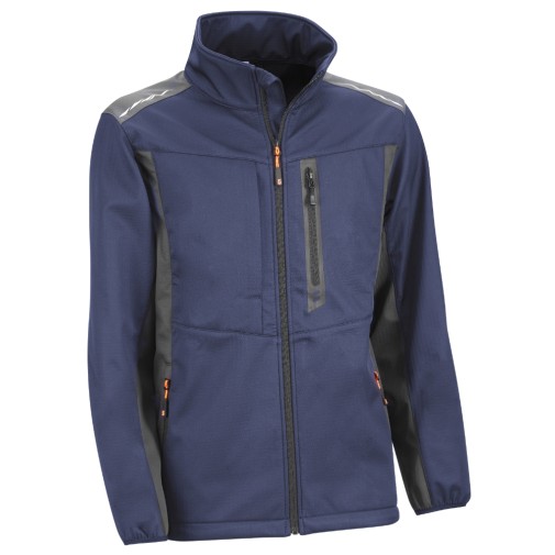 Chaqueta softshell wind pro azul talla 3XL Juba
